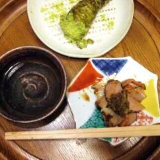 磯の香漂う「サザエのお造り」／おまけの壺焼き